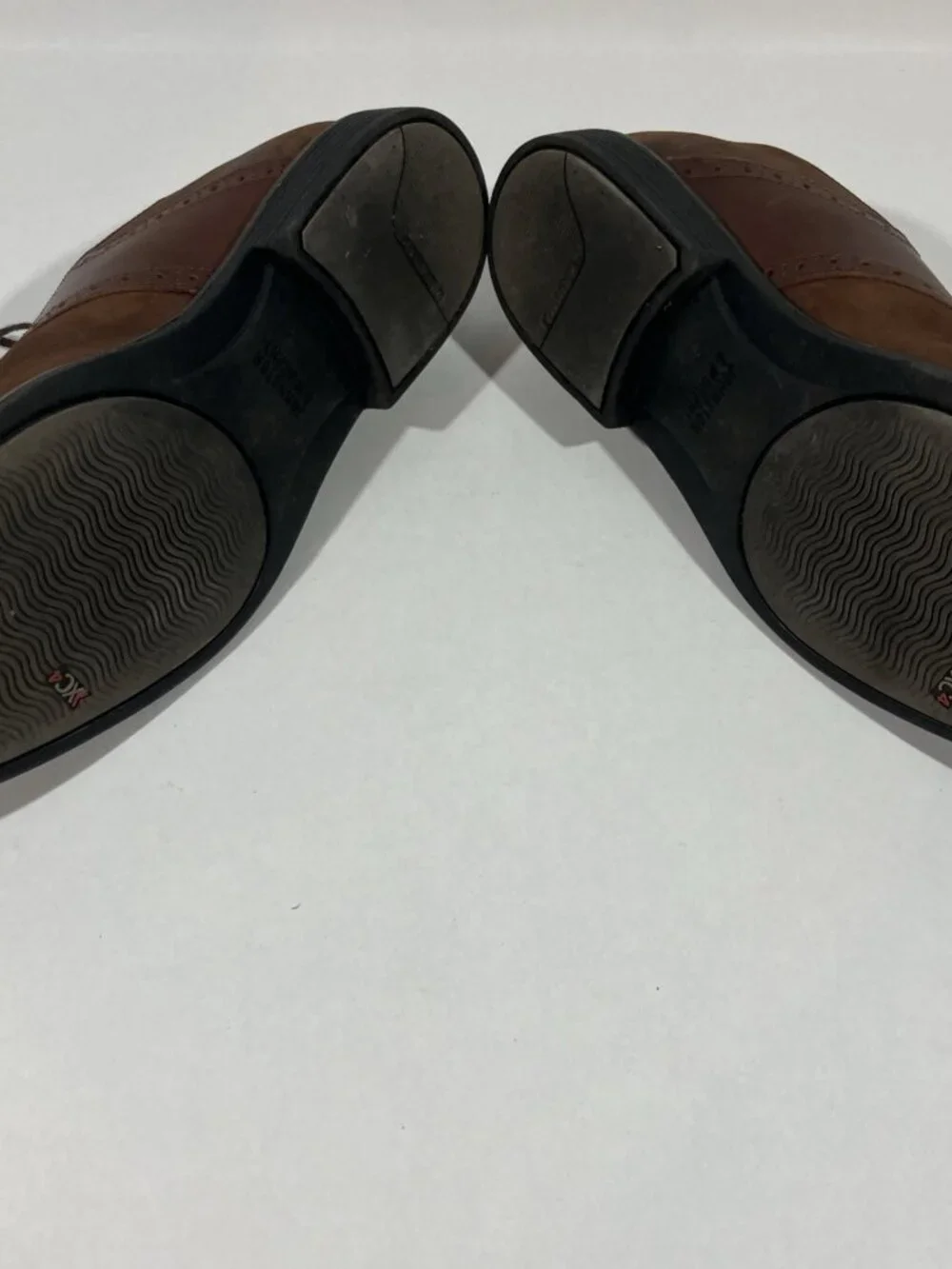 Men’s Leather Johnston And Murphy Dress Shoes Size 11.5 Dual Width